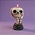 Enfeite Decorativo Halloween - Castiçal Decorativo Mão com Crânio - 13cm - 1 unidade - Cromus - Rizzo - Imagem 1