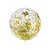 Balão Bubble Transparente com Confete Hexagonal - Dourado - 18" 45cm  - 1 unidade - Partiufesta - Rizzo - Imagem 1
