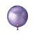 Balão de Festa Metalizado 25" 63cm - Orbz Tradicional - Roxo - 1 unidade - Balões São Roque - Rizzo - Imagem 1