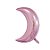 Balão de Festa Metalizado 27" 70cm - Lua Crescente - Rosa - 1 unidade - Rizzo - Imagem 1