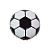 Balão de Festa Metalizado 20" 50cm - Bola de Futebol - 1 unidade - Make Mais - Rizzo - Imagem 1