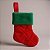 Bota de Natal para Pendurar - Vermelho/Verde - 15cm - 1 unidade - Cromus - Rizzo - Imagem 1