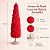 Árvore de Natal Luxo em Pelúcia Vermelha - 50cm - 1 unidade - Cromus - Rizzo - Imagem 2