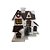 Casinha decorativa de Natal com led - Branca com Guirlanda - 15cm - 1 unidade - Rizzo - Imagem 1