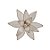 Poinsetia Decorativa de Natal - Veludo Branco - 45cm - 1 unidade - Rizzo - Imagem 1