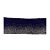 Fita Decorativa Azul com brilho prateado - 6,5x914cm - 1 unidade - Rizzo - Imagem 1