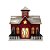 Casinha decorativa de Natal com led - Vermelha - 21cm - 1 unidade - Rizzo - Imagem 1
