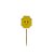 Pick Decorativo - Lego Amarelo  - 12 unidades - Miss Embalagens - Rizzo - Imagem 1