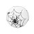 Lanterna de Papel - Teia de Aranha de Halloween - 25 cm - 1 unidade - Rizzo - Imagem 2