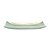 Prato Retangular Decorativo de Madeira - Verde/Ouro - 34cm - 1 unidade - Cromus - Rizzo - Imagem 1