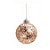 Bola de Natal Decorada - Glitter Ouro - 10cm - 4 unidades - Cromus - Rizzo - Imagem 1