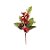 Pick de Natal - Folhas, Frutas e Pinha - 25cm - 1 unidade - Cromus - Rizzo - Imagem 1