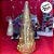 Árvore de Natal Dourada Lisa com LED - 23cm - 1 unidade - Cromus - Rizzo - Imagem 3