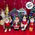 Enfeite de Natal para pendurar - Papai Noel Academia - 13cm - 1 unidade - Cromus - Rizzo - Imagem 2