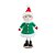 Enfeite de Natal - Elfo Menino em pé Verde - 17,5cm - 1 unidade - Cromus - Rizzo - Imagem 1