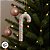 Enfeite de Natal para pendurar - Candy Cane - 16 cm - 1 unidade - Cromus - Rizzo - Imagem 4