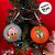 Bola de Natal Decorada - Pato Donald e Daisy - 10cm - 2 unidades - Cromus - Rizzo - Imagem 2