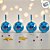 Bola de Natal Decorada - Stitch - 8cm - 4 unidades - Cromus - Rizzo - Imagem 1