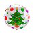 Balão de Festa Metalizado 18" 45cm - Árvore de Natal Redondo - 1 unidade - Balões São Roque - Rizzo - Imagem 1