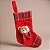 Bota de Natal para Pendurar - Urso - 28,5cm - 1 unidade - Cromus - Rizzo - Imagem 1