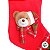 Bota de Natal para Pendurar - Urso - 28,5cm - 1 unidade - Cromus - Rizzo - Imagem 3