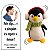 Pinguim de Pelúcia de Natal - Repete Falas com Movimento - 1 unidade - Cromus - Rizzo - Imagem 3