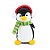 Pinguim de Pelúcia de Natal - Repete Falas com Movimento - 1 unidade - Cromus - Rizzo - Imagem 1