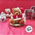 Urso de Pelúcia de Natal - Gorro Noel - Marrom Claro - 1 unidade - Cromus - Rizzo - Imagem 2