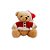 Urso de Pelúcia de Natal - Gorro Noel - Bege - 1 unidade - Cromus - Rizzo - Imagem 1