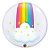 Balão de Festa Bubble 24" 61cm - Nuvens de Arco Íris - 1 unidade - Qualatex - Rizzo - Imagem 2