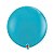 Balão Gigante de Festa em Latex 3ft (90cm) - Tropical Teal (Azul Tropical) - 2 unidades - Qualatex - Rizzo - Imagem 1