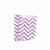Saquinho de Papel para Lanche - 10,5x10cm - Missoni Lilás  - 50 unidades - Cromus - Rizzo - Imagem 1