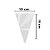 Cone para Confeitos Incolor - 10x15cm  - 50 unidades - Cromus - Rizzo - Imagem 2