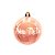 Bola de Natal Personalizada - Rose Gold Perolado - 1 unidade - Rizzo - Imagem 1