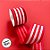 Fita Decorativa Listras - Vermelho/Branco - 914cm - 1 unidade - Rizzo - Imagem 2