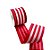 Fita Decorativa Listras - Vermelho/Branco - 914cm - 1 unidade - Rizzo - Imagem 1