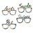 Óculos de Papel - Ano Novo - Holográfico - 4 unidades - Regina - Rizzo - Imagem 1