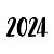 Transfer Para Balão Lettering - 2024 - Preto - 1 unidade - Rizzo - Imagem 1