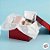 Caixa Cubo Para Presente Metalizada com Textura Vermelho 15x15x15cm   - 10 unidades - ASSK - Rizzo - Imagem 3