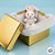 Caixa Cubo Para Presente Metalizada com Textura Dourado 12x12x12cm - 10 unidades - ASSK - Rizzo - Imagem 3