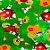 Folha para Ovos de Páscoa Metalizado Os 3 Coelhinhos Verde 69x89cm - 25 unidades - Cromus - Rizzo - Imagem 1