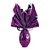 Folha para Ovos de Páscoa Metalizado Roxo 69x89cm - 25 unidades - Cromus - Rizzo - Imagem 1
