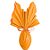 Folha para Ovos de Páscoa Double Face Acetinado Laranja 69x89cm - 25 unidades - Cromus - Rizzo - Imagem 1