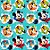 Folha para Ovos de Páscoa Mickey Friendship Azul 69x89cm - 25 unidades - Cromus - Rizzo - Imagem 1