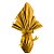 Saco Express 35x35cm para Ovos de 250g a 350g - Ouro - 25 unidades - Cromus - Rizzo - Imagem 1