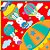 Saco Express 32x32cm para Ovos de 150g a 200g - Balão Mágico Vermelho - 25 unidades - Cromus - Rizzo - Imagem 1