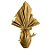 Saco Express 39x39cm para Ovos de 350g a 500g - Ouro - 25 unidades - Cromus - Rizzo - Imagem 1
