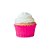 Forminha Forneável para Cupcake - Pink - 45 unidades - Mago - Rizzo - Imagem 1