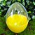 Caixa com 10 Mini Ovos de Plástico Amarelo e Transparente - 1 unidade - Rizzo - Imagem 2