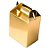Caixa Sacolinha S1 (9,5cm x 6,5cm x 4,5cm) Dourada - 10 unidades - ASSK - Rizzo - Imagem 1